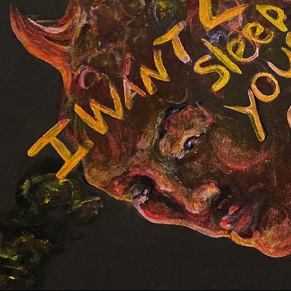 Customized one size, oversized hoodie “Daydreaming in the middle of the ocean” - Picture 3 of 7